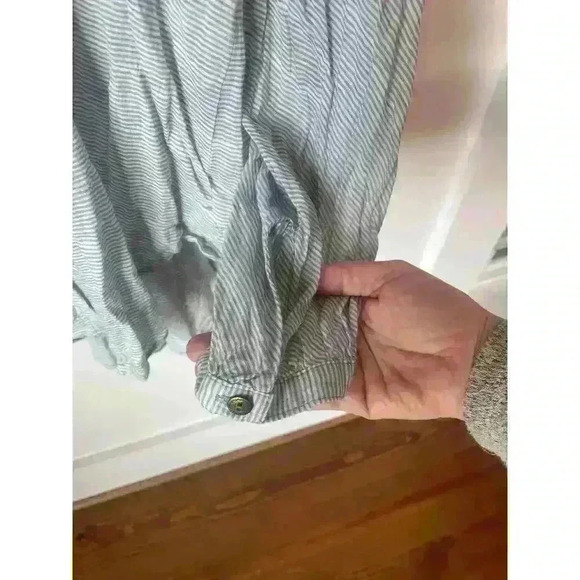 Free People Put Your Back Into It Lace Back Shirt, M - Picture 5 of 10